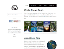 Tablet Screenshot of costaricatop10.com